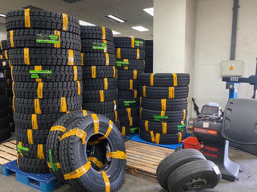 CBH tyre stock and workshop